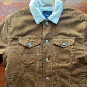 RAILS CORDUORY JACKET WITH FAUX SHERPA LINING
